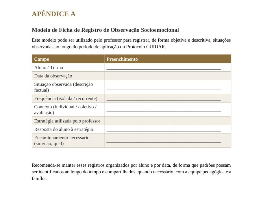 Modelo de ficha de registro